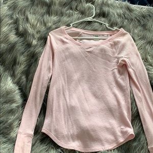 Cozy Pink Waffle Shirt